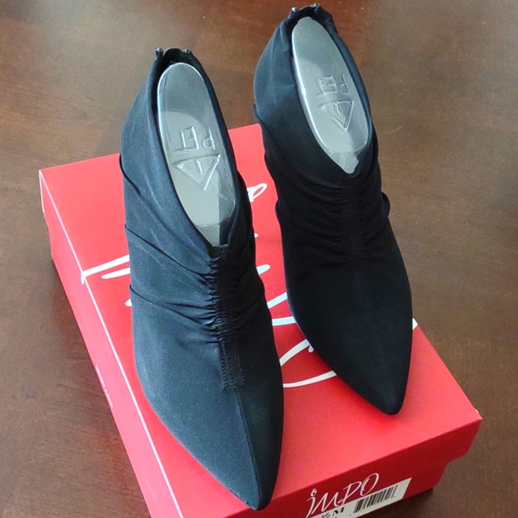 Impo Stretch black booties size 8.5M, NWT  in box - Picture 6 of 12